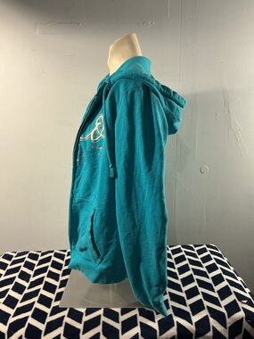 Aeropostale Teal Blue Zip Hoodie